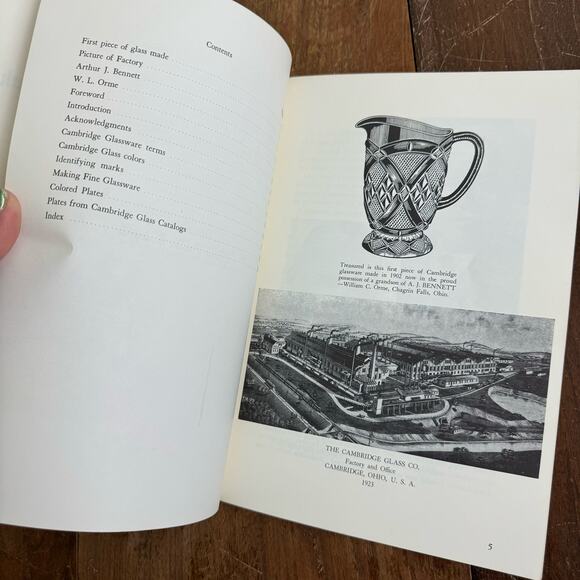 The Cambridge Glass‎ Book with Price Guide By Harold And Judy Bennett 1970 - Picture 12 of 12
